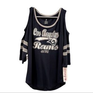 NFL Rams peek a boo sleeve shirt